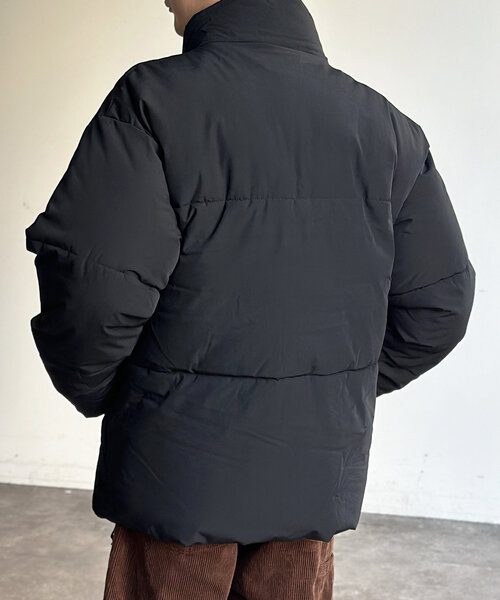 CPCM（シーピーシーエム）の「ナイロンストレッチ中綿ブルゾン（ブルゾン・メンズ・ブラック/ネイビー/ブラウン/グレー・MEDIUM/LARGE/X-LARGE）」の7枚目の写真