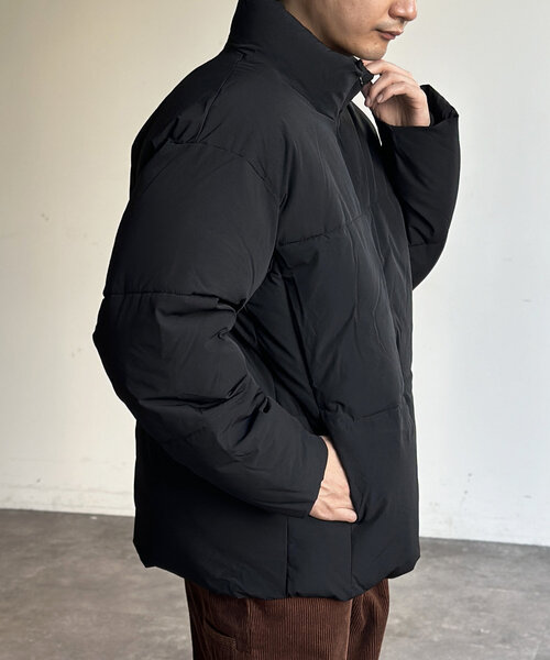 CPCM（シーピーシーエム）の「ナイロンストレッチ中綿ブルゾン（ブルゾン・メンズ・ブラック/ネイビー/ブラウン/グレー・MEDIUM/LARGE/X-LARGE）」の8枚目の写真