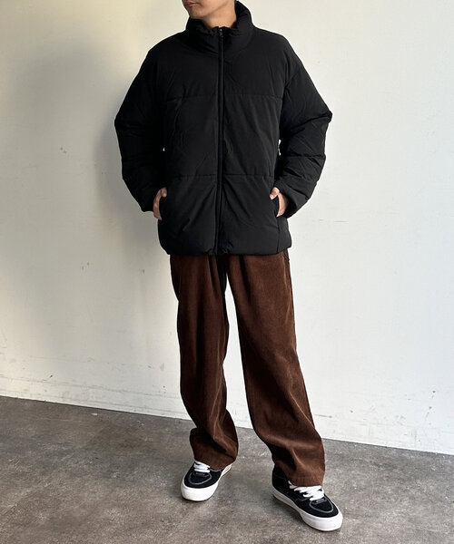 CPCM（シーピーシーエム）の「ナイロンストレッチ中綿ブルゾン（ブルゾン・メンズ・ブラック/ネイビー/ブラウン/グレー・MEDIUM/LARGE/X-LARGE）」の9枚目の写真