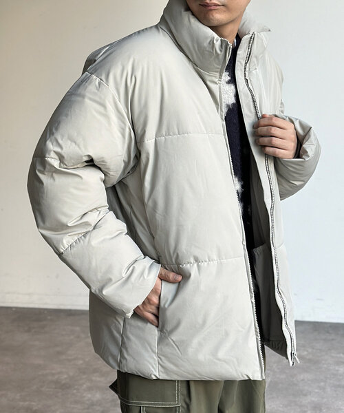 CPCM（シーピーシーエム）の「ナイロンストレッチ中綿ブルゾン（ブルゾン・メンズ・ブラック/ネイビー/ブラウン/グレー・MEDIUM/LARGE/X-LARGE）」の20枚目の写真