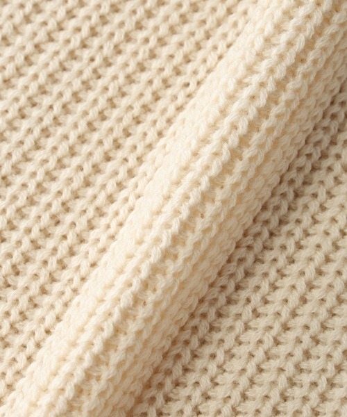 F i.n.t(フィント)の「袖リボンレースアップケーブルニットプルオーバー/fint(ニット/セーター・レディース・オフホワイト/ブルーグレー/ライトピンク・FREE)」の21枚目の写真