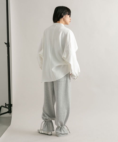 KBF（ケイビーエフ）の「キャンディーヘムパンツ（その他パンツ・レディース・グレー/ネイビー・ONE）」の4枚目の写真