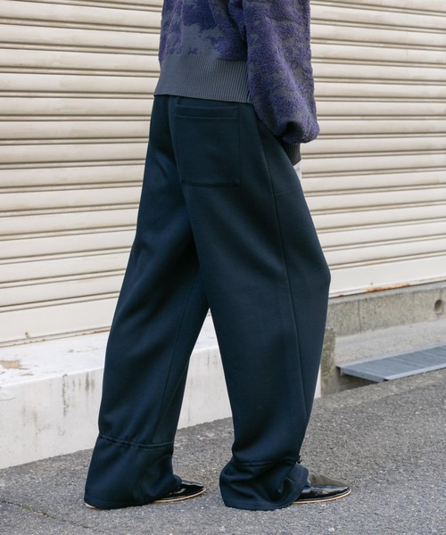 KBF（ケイビーエフ）の「キャンディーヘムパンツ（その他パンツ・レディース・グレー/ネイビー・ONE）」の8枚目の写真