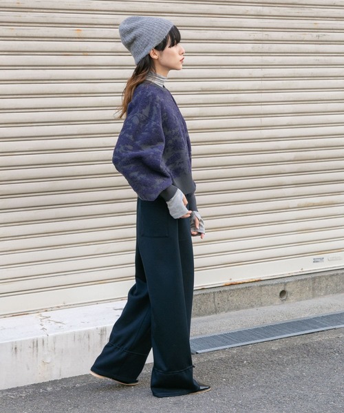 KBF（ケイビーエフ）の「キャンディーヘムパンツ（その他パンツ・レディース・グレー/ネイビー・ONE）」の12枚目の写真