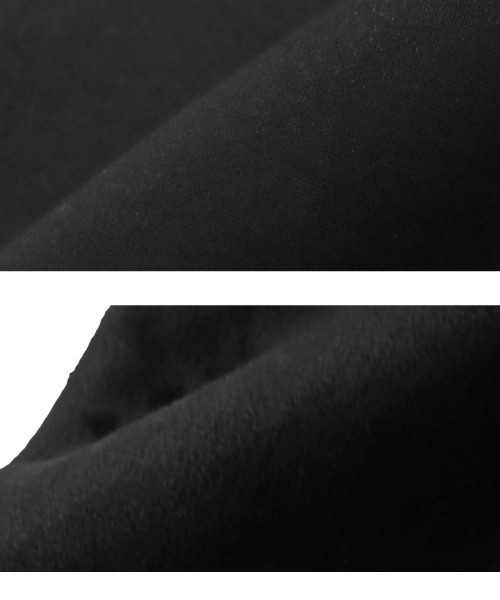 KOBE LETTUCE（コウベレタス）の「裏ファーボンディングダイバーバレルレッグカーブパンツ（スウェットパンツ・レディース・ブラック/ダークブラウン/グレー・M/PM/M-Short）」の10枚目の写真