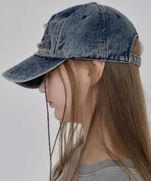 Supreme ダークデニム キャップ Supreme denim logo hat - Gem