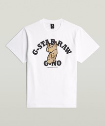 G-STAR | G-NO LOOSE GRAPHIC T-SHIRT/マスコットグラフィックプリントオーバーサイズTシャツ(Tシャツ/カットソー)