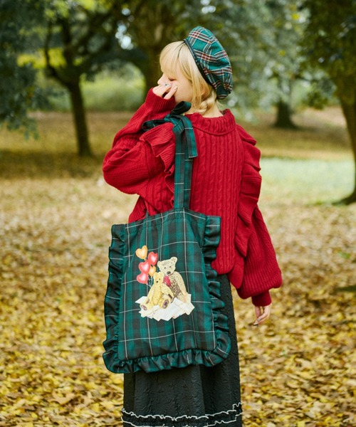 セール】【クティールとレトロ】TeddyBear/テディベアコラボ リボン