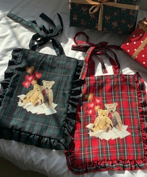 セール】【クティールとレトロ】TeddyBear/テディベアコラボ リボン