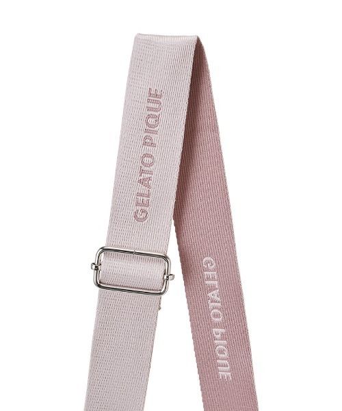 gelato pique（ジェラートピケ）の「キャンバスロゴショルダーバッグ（ショルダーバッグ・レディース・ブルー/ピンク/ダークグレー/ベージュ・FREE）」の8枚目の写真