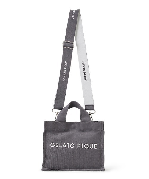 gelato pique☆ジェラピケ☆キャンバスロゴ ショルダーバッグ キャンバスロゴショルダーバッグ(ショルダーバッグ)|gelato