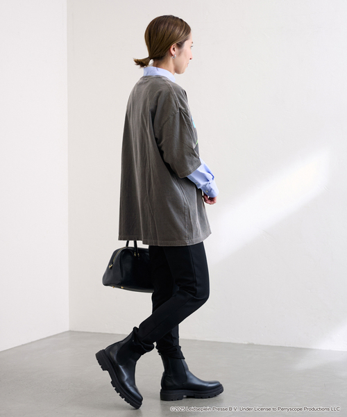 FRAMeWORK(フレームワーク)の「GOOD ROCK SPEED/グッドロックスピード AC/DC 別注BIG Tシャツ(Tシャツ/カットソー・レディース・チャコールグレー・FREE)」の4枚目の写真