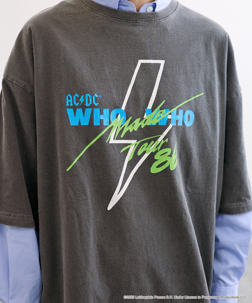 FRAMeWORK(フレームワーク)の「GOOD ROCK SPEED/グッドロックスピード AC/DC 別注BIG Tシャツ(Tシャツ/カットソー・レディース・チャコールグレー・FREE)」の11枚目の写真