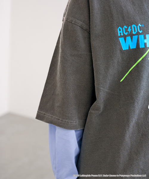 FRAMeWORK(フレームワーク)の「GOOD ROCK SPEED/グッドロックスピード AC/DC 別注BIG Tシャツ(Tシャツ/カットソー・レディース・チャコールグレー・FREE)」の12枚目の写真