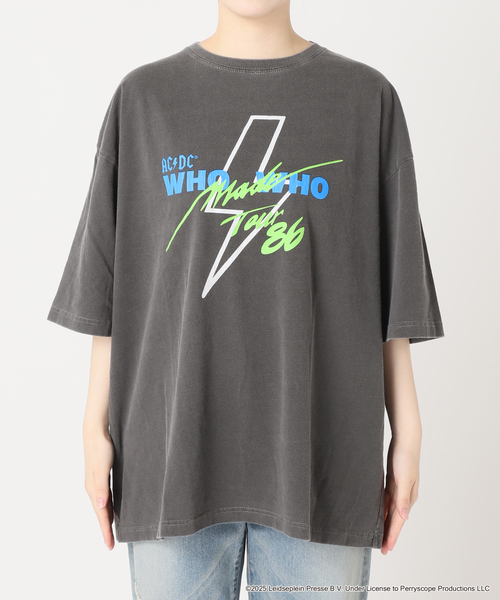 FRAMeWORK(フレームワーク)の「GOOD ROCK SPEED/グッドロックスピード AC/DC 別注BIG Tシャツ(Tシャツ/カットソー・レディース・チャコールグレー・FREE)」の13枚目の写真