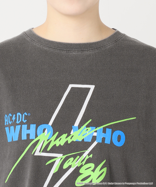FRAMeWORK(フレームワーク)の「GOOD ROCK SPEED/グッドロックスピード AC/DC 別注BIG Tシャツ(Tシャツ/カットソー・レディース・チャコールグレー・FREE)」の16枚目の写真