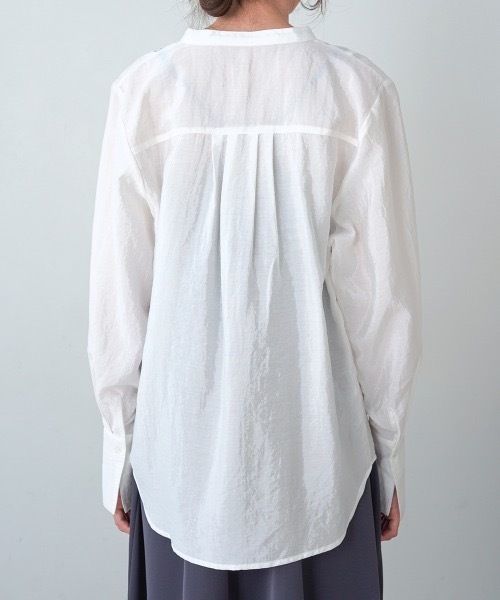 セール】フロント刺繍レースブラウス（シャツ/ブラウス）｜Bab