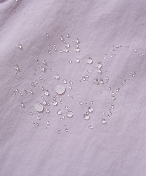 Lycee mine（リセマイン）の「【撥水加工】バックフリルAラインマウンテンパーカ(収納袋付き)（ブルゾン・キッズ・ラベンダー/ミント/アイボリー/ライラック/サックスブルー/レッド/クリーム/ネイビー・130cm/120cm/100cm/150cm/110cm/140cm）」の16枚目の写真