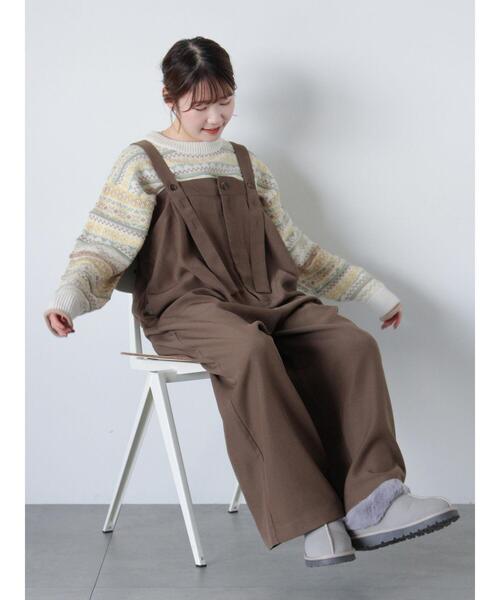 ehka sopo（エヘカソポ）の「花ジャカードプルオーバー（ニット/セーター・レディース・イエロー/レッド/ブルー/ピンク・F）」の16枚目の写真