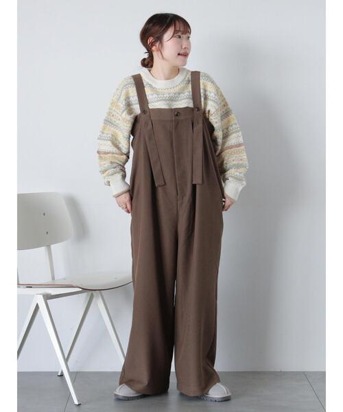 ehka sopo（エヘカソポ）の「花ジャカードプルオーバー（ニット/セーター・レディース・イエロー/レッド/ブルー/ピンク・F）」の14枚目の写真