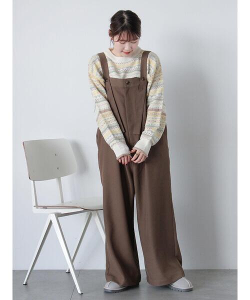 ehka sopo（エヘカソポ）の「花ジャカードプルオーバー（ニット/セーター・レディース・イエロー/レッド/ブルー/ピンク・F）」の13枚目の写真