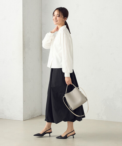 MONO COMME CA(モノコムサ)の「2wayワンショルダー(ショルダーバッグ・レディース・ブラック/グレー・FREE)」の4枚目の写真