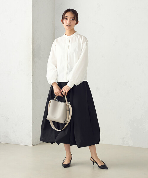 MONO COMME CA(モノコムサ)の「2wayワンショルダー(ショルダーバッグ・レディース・ブラック/グレー・FREE)」の5枚目の写真