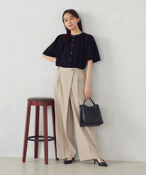 MONO COMME CA(モノコムサ)の「2wayワンショルダー(ショルダーバッグ・レディース・ブラック/グレー・FREE)」の6枚目の写真