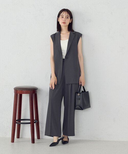 MONO COMME CA(モノコムサ)の「2wayワンショルダー(ショルダーバッグ・レディース・ブラック/グレー・FREE)」の8枚目の写真