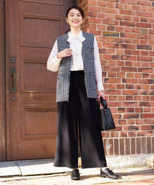 MONO COMME CA(モノコムサ)の「2wayワンショルダー(ショルダーバッグ・レディース・ブラック/グレー・FREE)」の12枚目の写真