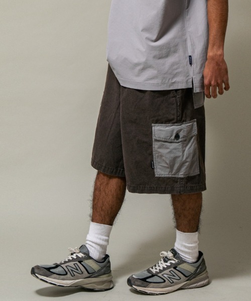 APPLEBUM(アップルバム)の「Dyeing Cargo Shorts(カーゴパンツ・メンズ・ブラック/カーキ・MEDIUM/LARGE/X-LARGE)」の6枚目の写真