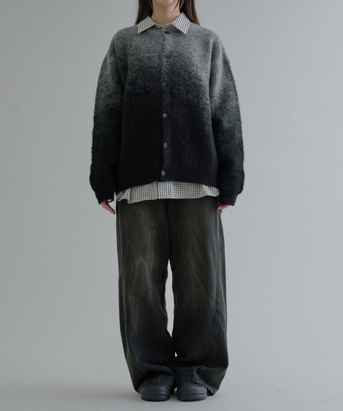 epnok（エプノック）の「グラデーションルーズカーディガン（カーディガン/ボレロ・メンズ・レッド/ネイビー/ブラック/ブルー/ライトグレー/ブラウン・LARGE/MEDIUM/SMALL）」の17枚目の写真