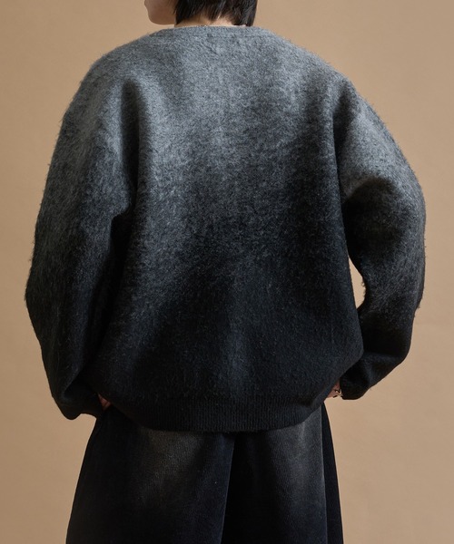 epnok（エプノック）の「グラデーションルーズカーディガン（カーディガン/ボレロ・メンズ・レッド/ネイビー/ブラック/ブルー/ライトグレー/ブラウン・LARGE/MEDIUM/SMALL）」の22枚目の写真