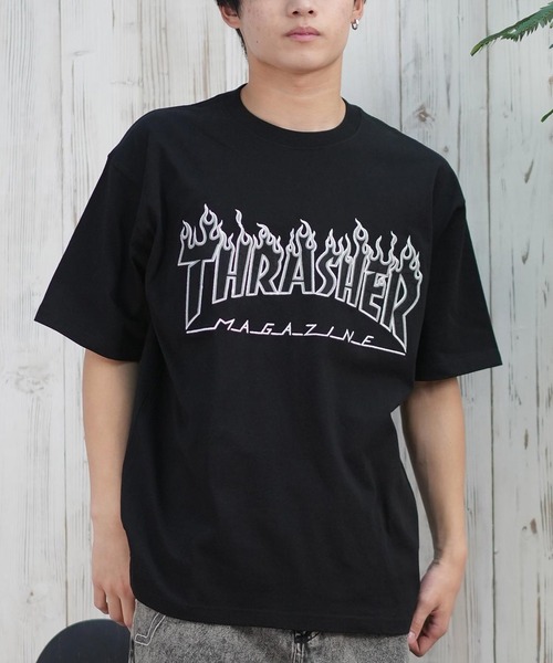 セール】【ムラサキスポーツ限定】THRASHER/スラッシャー 半袖T