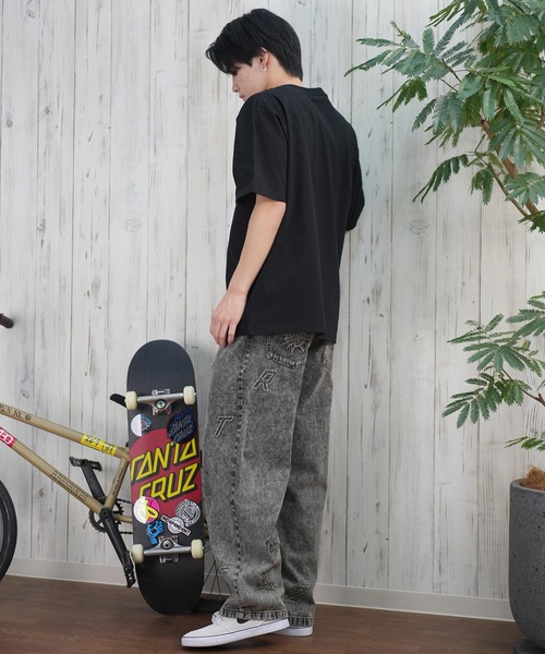 THRASHER(スラッシャー)の「【ムラサキスポーツ限定】THRASHER/スラッシャー 半袖Tシャツ/半袖Tee 刺繍 オーバーサイズ ユニセックス 252TH1ST035(Tシャツ/カットソー・メンズ・ホワイト/ブラック/ベージュ・XL/L/M)」の14枚目の写真