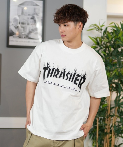 セール】【ムラサキスポーツ限定】THRASHER/スラッシャー 半袖T