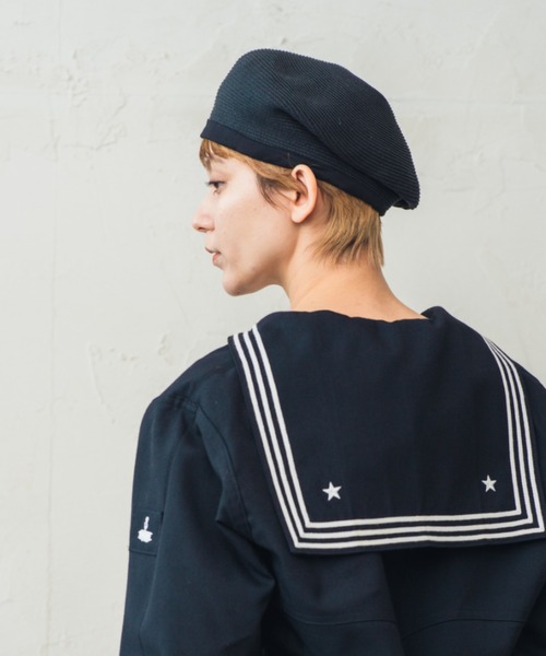 ORIENT(オリエント)の「杏(ハンチング/ベレー帽・レディース・ナチュラル/ブラック・FREE)」の9枚目の写真