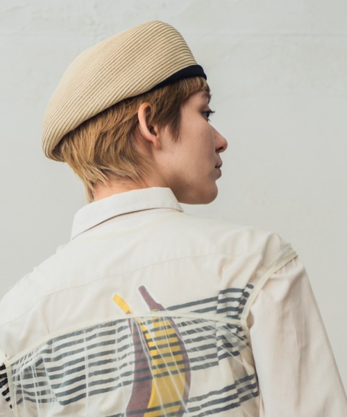 ORIENT(オリエント)の「杏(ハンチング/ベレー帽・レディース・ナチュラル/ブラック・FREE)」の18枚目の写真