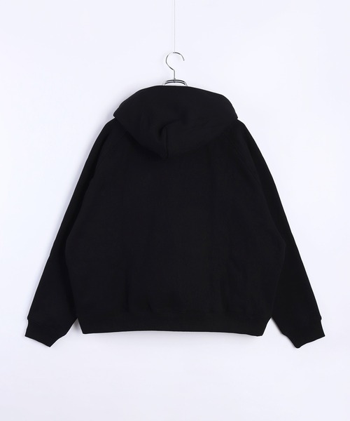 GRAF&WU（グラフアンドユー）の「GRAF&WU ベリベリ内臓フェイク ゴースト 裏起毛ベロジップパーカー（パーカー・メンズ・ホワイト/ブラック・M/L/XL）」の9枚目の写真