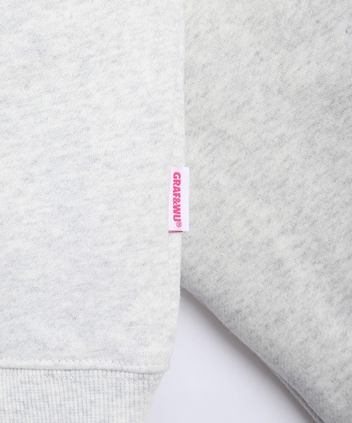 GRAF&WU（グラフアンドユー）の「GRAF&WU ベリベリ内臓フェイク ゴースト 裏起毛ベロジップパーカー（パーカー・メンズ・ホワイト/ブラック・M/L/XL）」の17枚目の写真