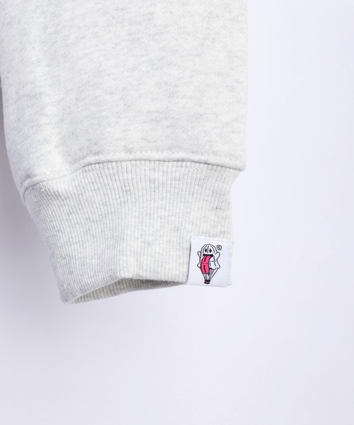 GRAF&WU（グラフアンドユー）の「GRAF&WU ベリベリ内臓フェイク ゴースト 裏起毛ベロジップパーカー（パーカー・メンズ・ホワイト/ブラック・M/L/XL）」の16枚目の写真