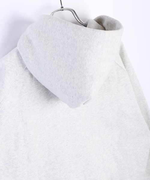 GRAF&WU（グラフアンドユー）の「GRAF&WU ベリベリ内臓フェイク ゴースト 裏起毛ベロジップパーカー（パーカー・メンズ・ホワイト/ブラック・M/L/XL）」の18枚目の写真