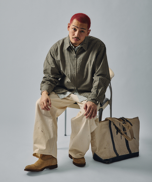 JOURNAL STANDARD J.S HOMESTEAD(ジャーナルスタンダードホームステッド)の「J.S.Homestead / アイボリースプラッシュ ペインターパンツ(その他パンツ・メンズ・アイボリー・MEDIUM/LARGE)」の6枚目の写真