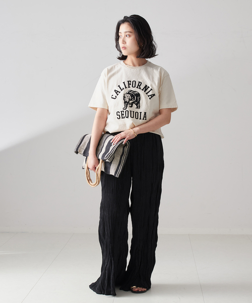MIXTA（ミクスタ）の「《別注》【MIXTA/ミクスタ】CALIFORNIA SEQUOIA S/S T-SH：Tシャツ（Tシャツ/カットソー・レディース・アイボリー・MEDIUM）」の2枚目の写真