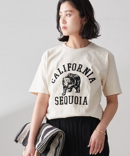 MIXTA（ミクスタ）の「《別注》【MIXTA/ミクスタ】CALIFORNIA SEQUOIA S/S T-SH：Tシャツ（Tシャツ/カットソー・レディース・アイボリー・MEDIUM）」の4枚目の写真