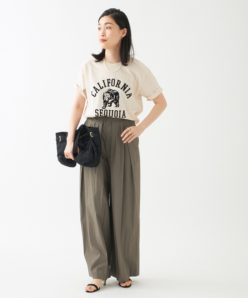 MIXTA（ミクスタ）の「《別注》【MIXTA/ミクスタ】CALIFORNIA SEQUOIA S/S T-SH：Tシャツ（Tシャツ/カットソー・レディース・アイボリー・MEDIUM）」の5枚目の写真