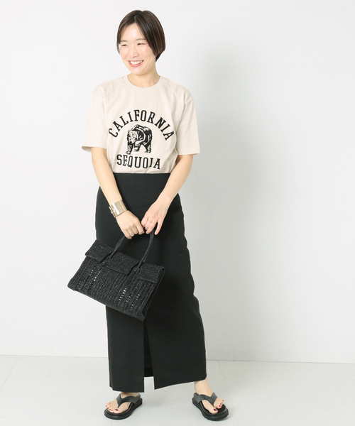 MIXTA（ミクスタ）の「《別注》【MIXTA/ミクスタ】CALIFORNIA SEQUOIA S/S T-SH：Tシャツ（Tシャツ/カットソー・レディース・アイボリー・MEDIUM）」の10枚目の写真