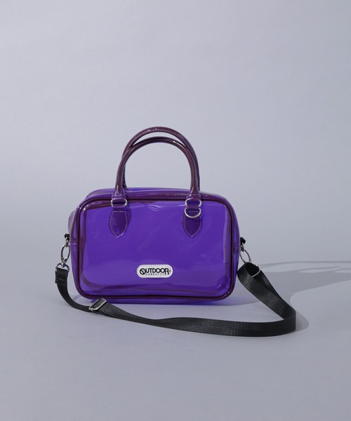 OUTDOOR PRODUCTS（アウトドアプロダクツ）の「【ROSE BUD別注】(OUTDOOR PRODUCTS)PVCボストンバッグ（ボストンバッグ・レディース・ブラック/パープル/ブラウン・ONE SIZE）」の8枚目の写真