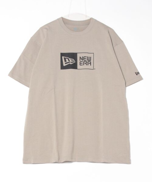 NEW ERA（ニューエラ）の「NEW ERA/ニューエラ 半袖Tシャツ フロントロゴ 14410114/14410118/14521386/14521387（Tシャツ/カットソー・メンズ・ライトブルー/ブラック/ベージュ/ホワイト・M/L/XL/XXL）」の19枚目の写真