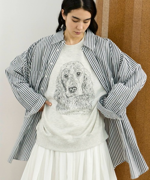 Libra Cue(リブラ キュー)の「オーバーサイズプリント裏毛スウェット(スウェット・レディース・その他1/その他2・FREE)」の7枚目の写真